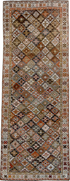 Antique Kurd Runner Rug (3' x 9')